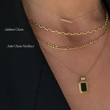 Anke Chain Necklace - Black Onyx