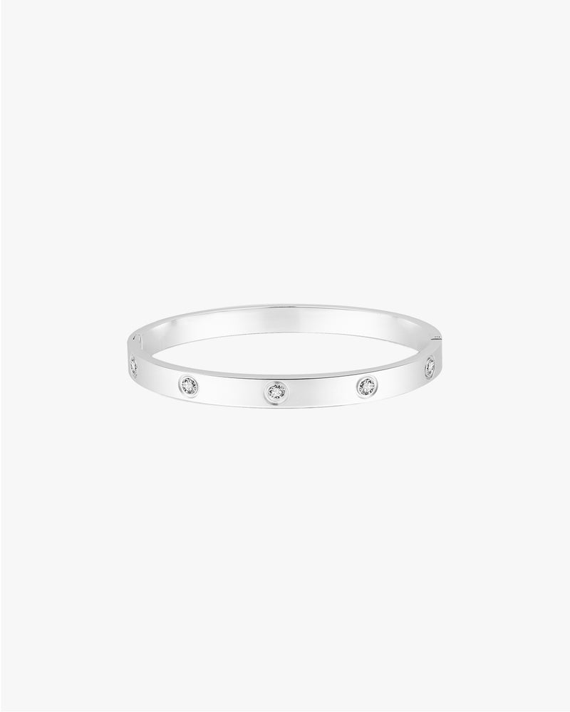 Blanca Bangle - Silver