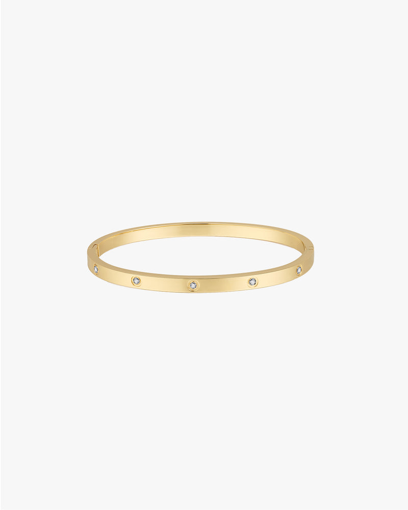 Blanca Bangle Thin - Gold