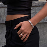 Avery Bangle - Silver