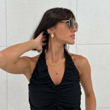 Anke Chain Necklace - Black Onyx