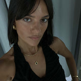 Anke Chain Necklace - Black Onyx