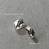 Kelly Ring Thick Band - Silver