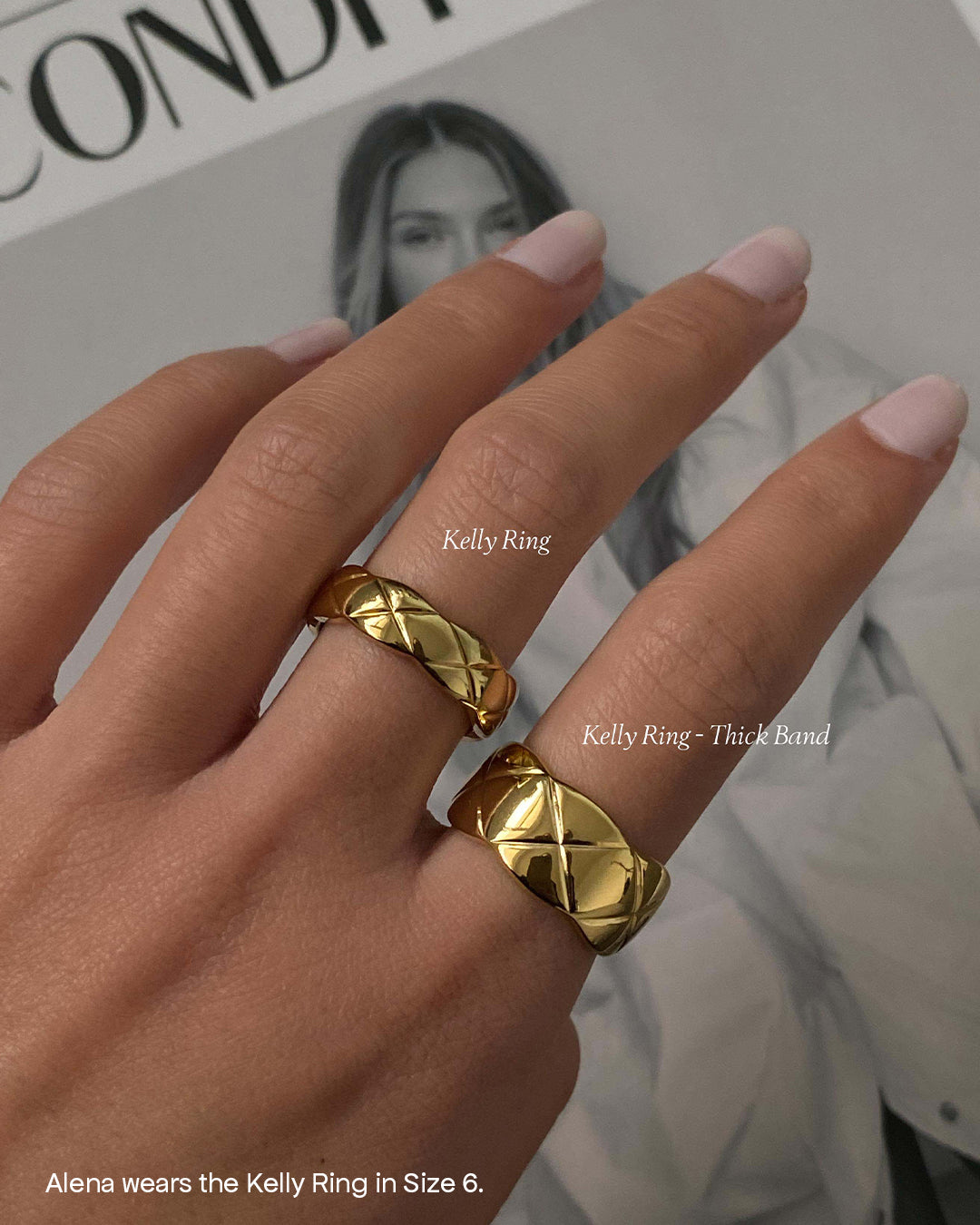 Kelly Rohrbach Rings Kelly Ring - Gold – Bare Jewellery