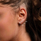 Aoi Studs - Silver