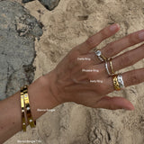 Blanca Bangle Thin - Gold