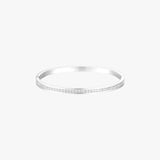 Avery Bangle - Bright Silver