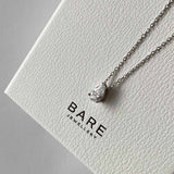 Iriss Necklace Pear - Silver