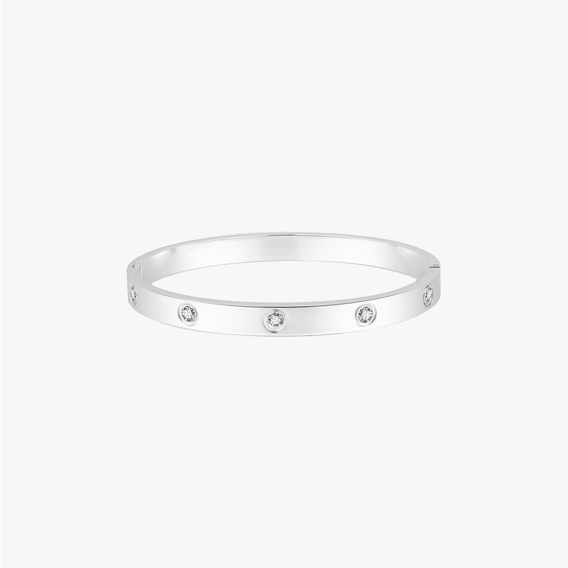 Blanca Bangle - Silver