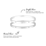 Blanca Bangle Thin - Silver