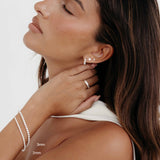 Charlotte Bracelet 2mm - Bright Silver