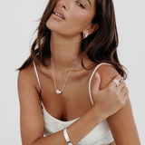 Eloise Necklace - Bright Silver