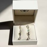 Lou Earrings - Bright Silver