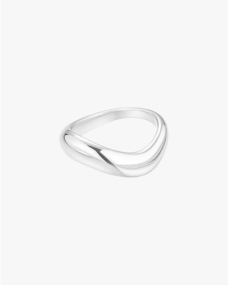 Mira Ring - Bright Silver