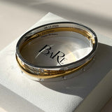 Phoebe Bangle - Bright Silver