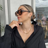 Agni Earrings - Black Onyx